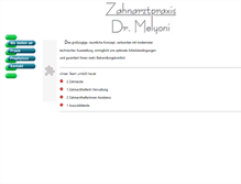 Tablet Screenshot of dr-melyoni.de